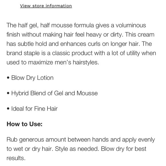 Johnny B Styling Cream NWT - Picture 5 of 5